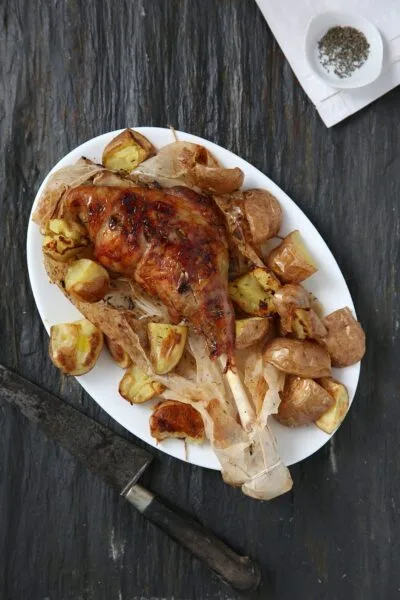recera cordero halal entero al horno